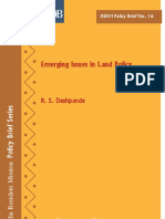 Land Policy-Deshpande 1