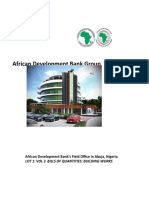 RFP - Procurement of Construction Works For AfDB Nigeria Field Office - Lot 1-Building Works - Vol 3 - Bills of Quantities