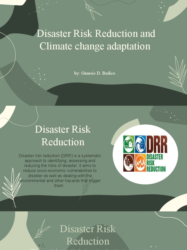 Integrating DRR and Climate Adaptation | PDF | Disaster Risk Reduction ...