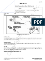 06-fc433 Intake Manifold Pressure Sensor Circuit - Data Incorrect