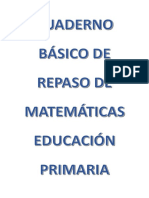 Cuaderno Básico de Matemáticas