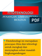 FITOTEKNOLOGI Penanganan Limbah Biologi