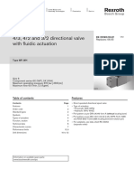 4/3, 4/2 and 3/2 Directional Valve With Fluidic Actuation: RE 22282/03.07 Replaces: 06.05