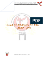 Guía de Examen de Kyu Shotokan Aksp 2019