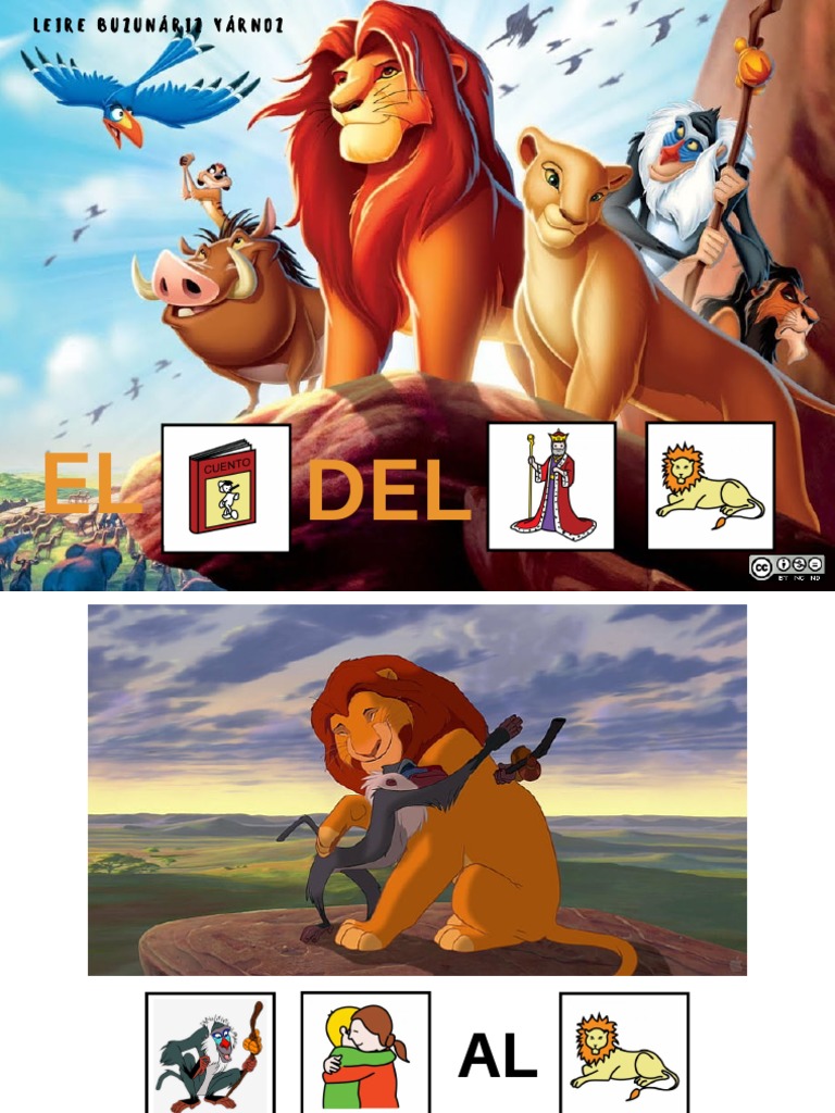Pictogramas del Rey León para Imprimir | PDF