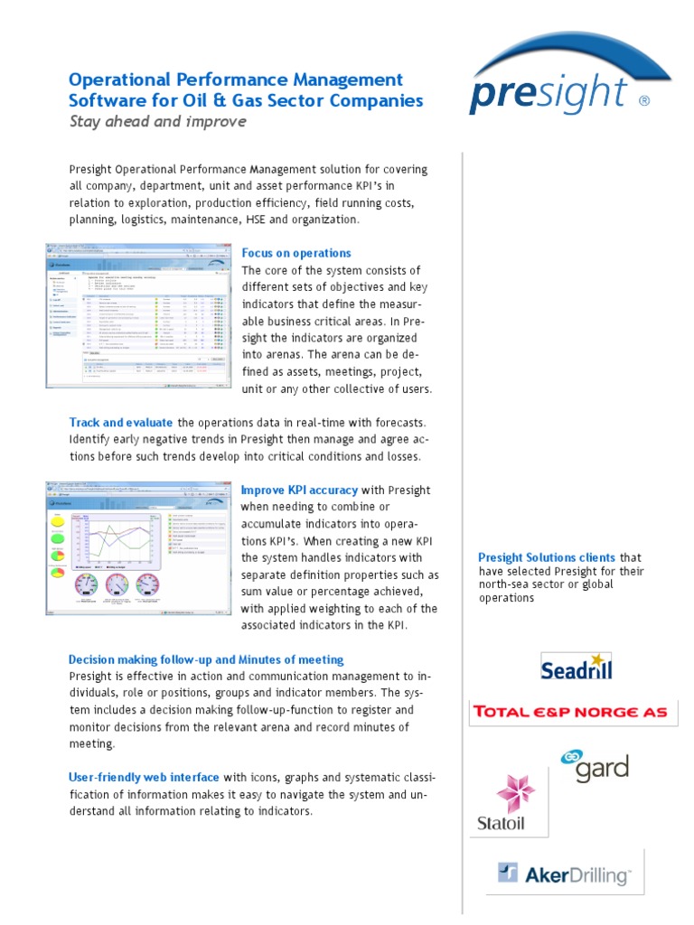 Presight Solutions Overview - Eng - May 2011 | PDF | Performance ...
