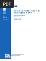 Household Food Security in The United States 2010