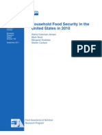 Household Food Security in The United States 2010