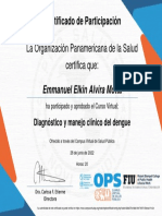 Diagnóstico y Manejo Clínico Del Dengue-Certificado Del Curso 2164125