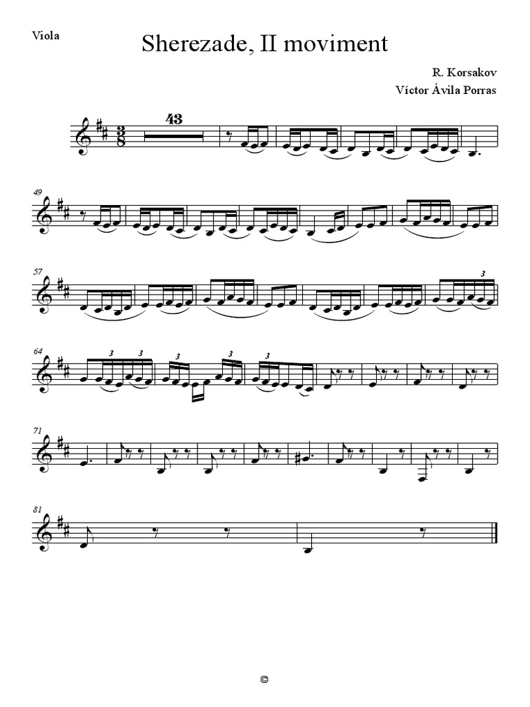 Sherezade Viola PDF