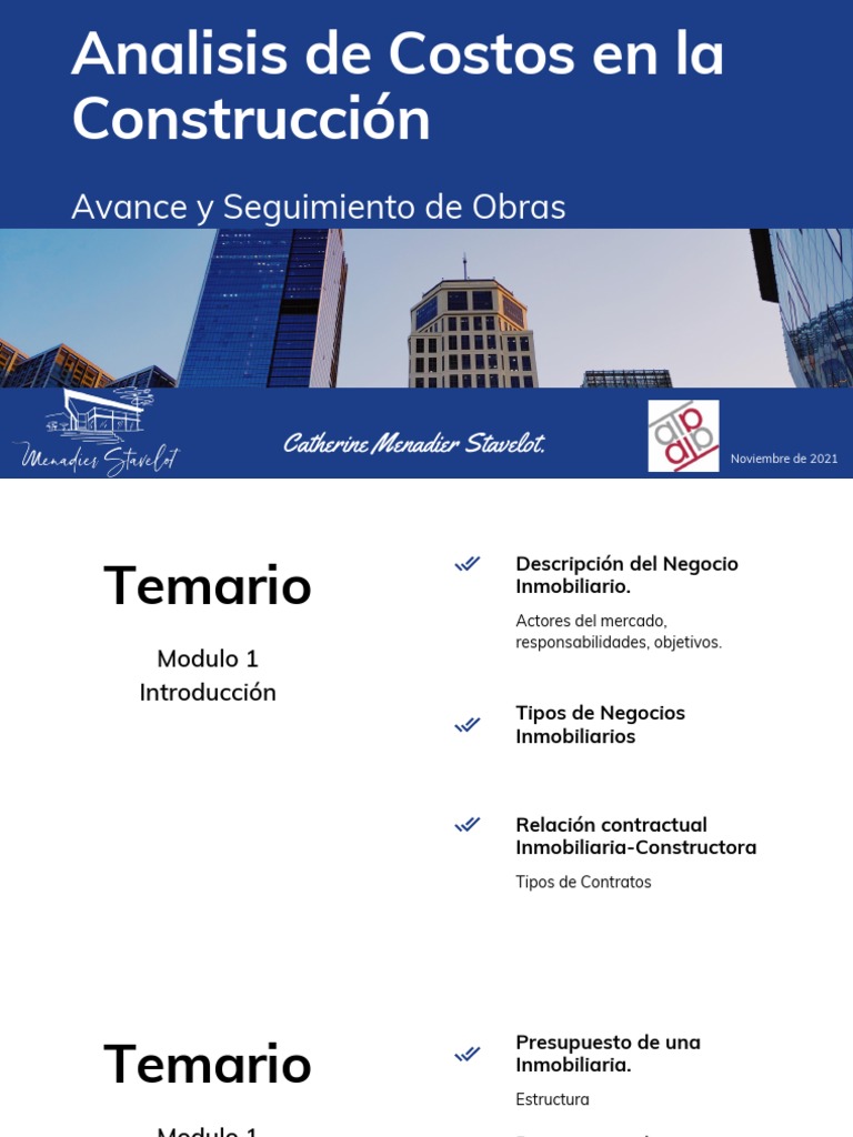 Control de Costos en Construcción 2025 | PDF