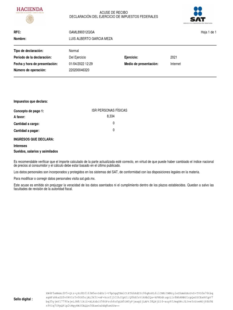 Acuse.GAML890312QGA.6.2021 | PDF
