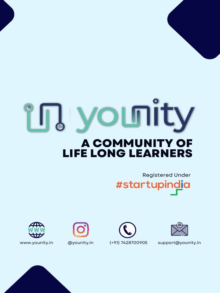 Skill Development Courses at Younity | PDF | Entrepreneurship | Startup ...