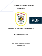 Industria Militar de Las Fuerzas Armadas Distribucion de Planta