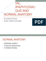 Cerebral Angiography (Dsa) - Technique and Normal Anatomy: DR Prashant Shringi Senior Resident Neurology