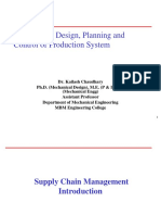 Lecture - Supply Chain Management