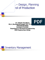 Lecture - Inventory Management