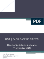 FDUFG - Direito Societário Aplicado - Slide 2 - EIRELI (1sem2016)