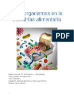 Trabajo de Microbiología y Bromatología