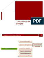 4a. Sintaxis. Oración Simple. Tipos de Se