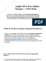 The Best Project Management Software - 1ViewTask