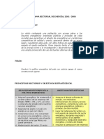 Programa Sectorial de Energía