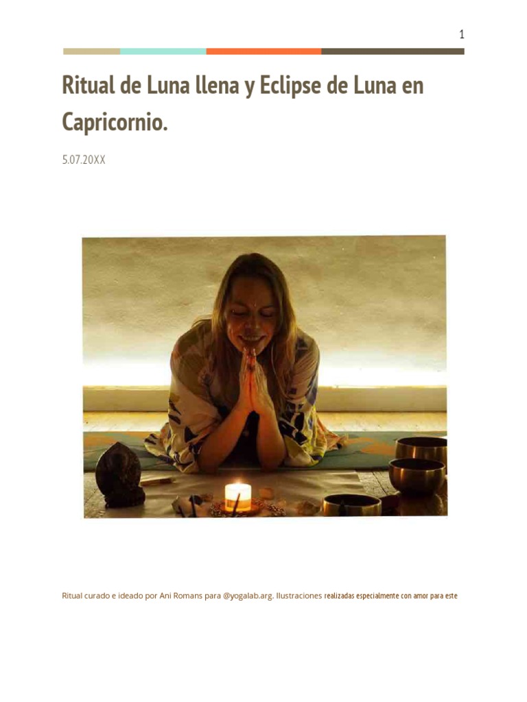 Ritual de Luna Llena en Capricornio | PDF | Hierbas y especias