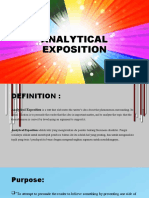 Analytical Exposition