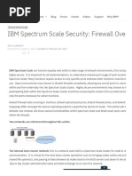 IBM Spectrum Scale Security - Firewall Overview - Storage Solutions