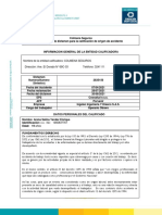 Formulario de Dictamen para La Calificación de Origen de Accidente