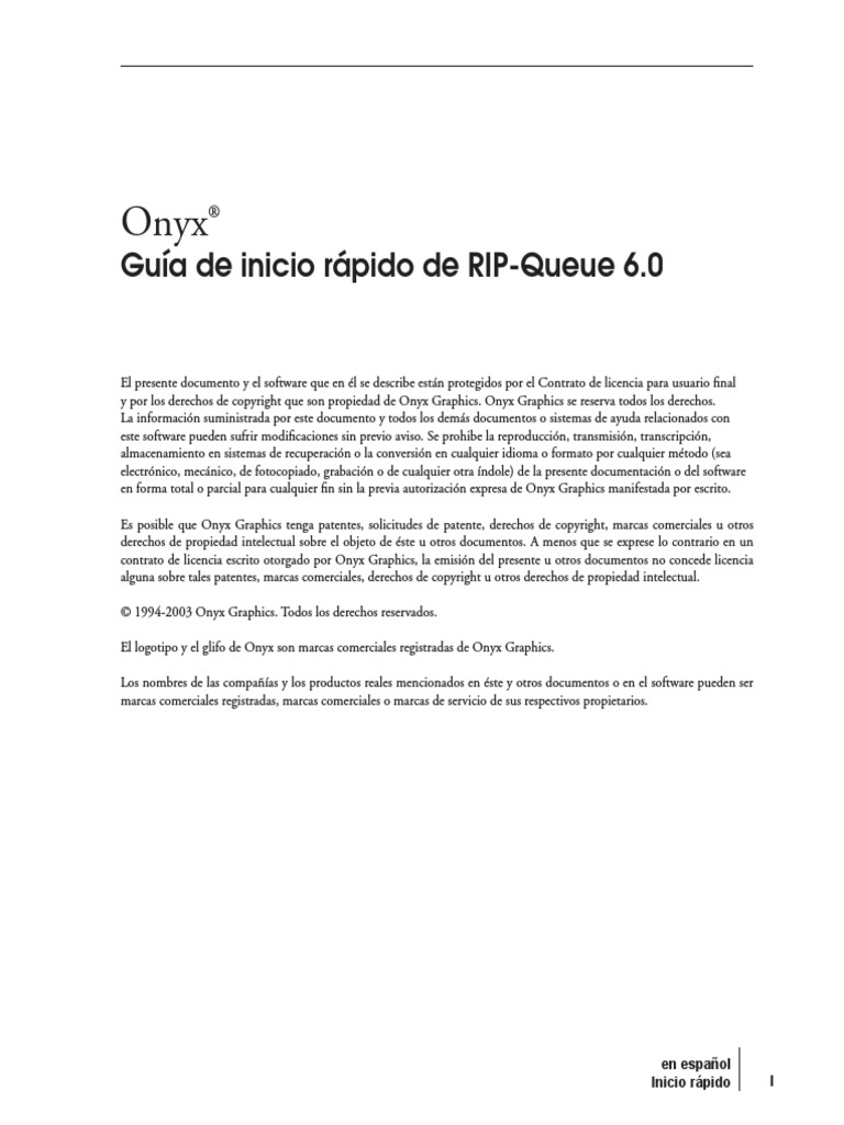 6.0 Quick Start Guide - Español | PDF