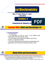 Lec. 3 - Fluid and Electrolyte