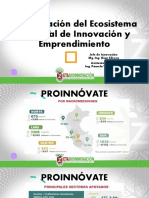 2.0 Dinamización Del Ecosistema Regional de Innovación y Emprendimiento