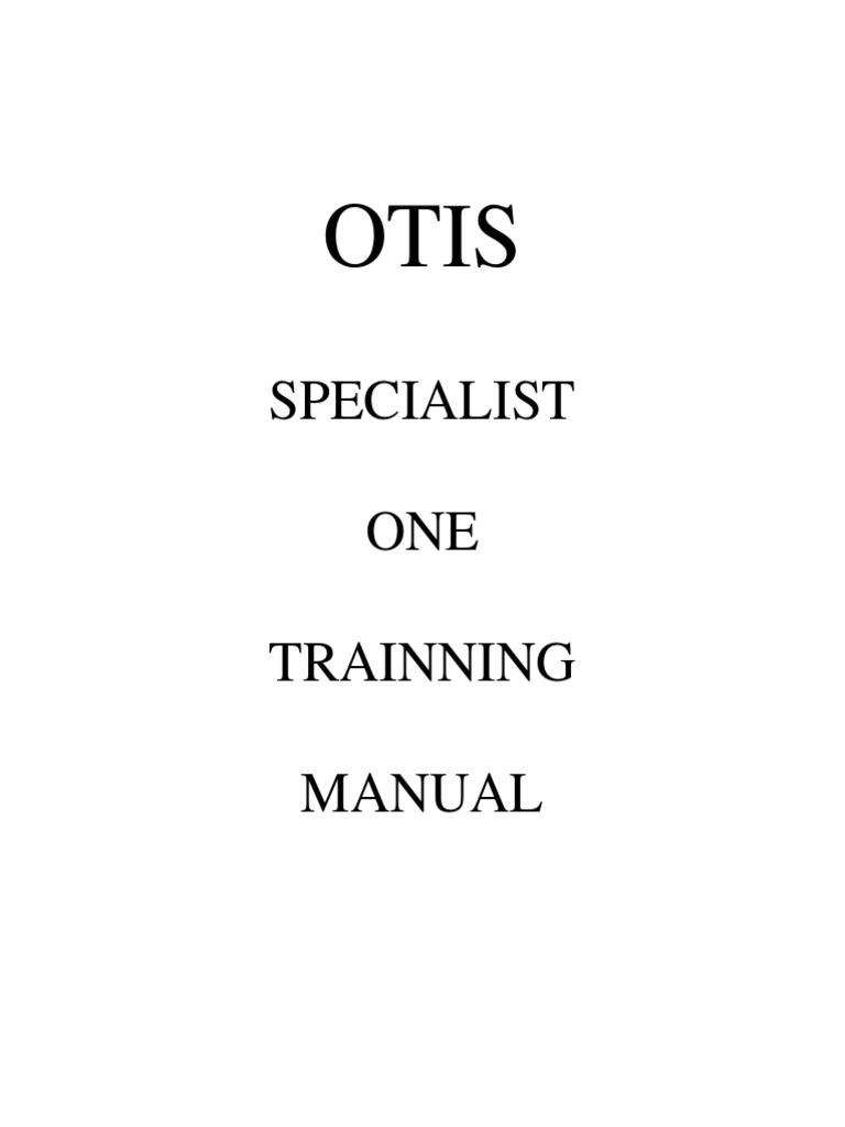 48 Otis Specialist 1 Manual Donated Melvin V L | PDF | Mechanical  Engineering | Hydraulics