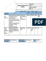 Programa de Formación Del Personal