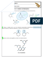 Ficha 3 - Isomeria e Estequiometria