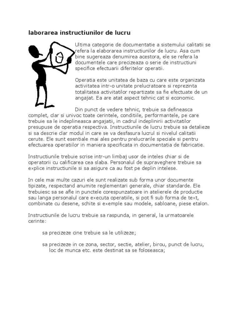 Creare de Instructiuni | PDF