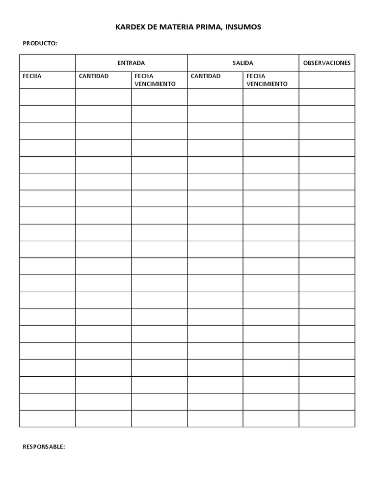 KARDEX | PDF