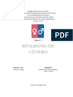 Ensayo, Binarismo de Genero