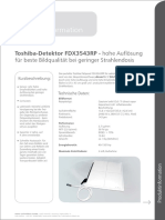 Datenblatt Toshiba-Detektor FDX 3543 RP - DE