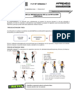 Semana 7 Importancia de La Activacion Fisica