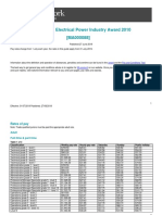 Electrical Power Industry Award Ma000088 Pay Guide