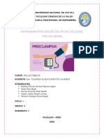 Preeclampsia-Determnantes Sociales de Salud