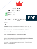 Atividade 2 - Estrutura de Aço e Madeira - 52 2023