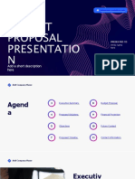 Project Proposal Business Presentation in Dark Blue Pink Abstract Tech Style