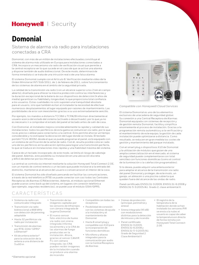 Sistema de Alarma Domonial Vía Radio | Radio | USB
