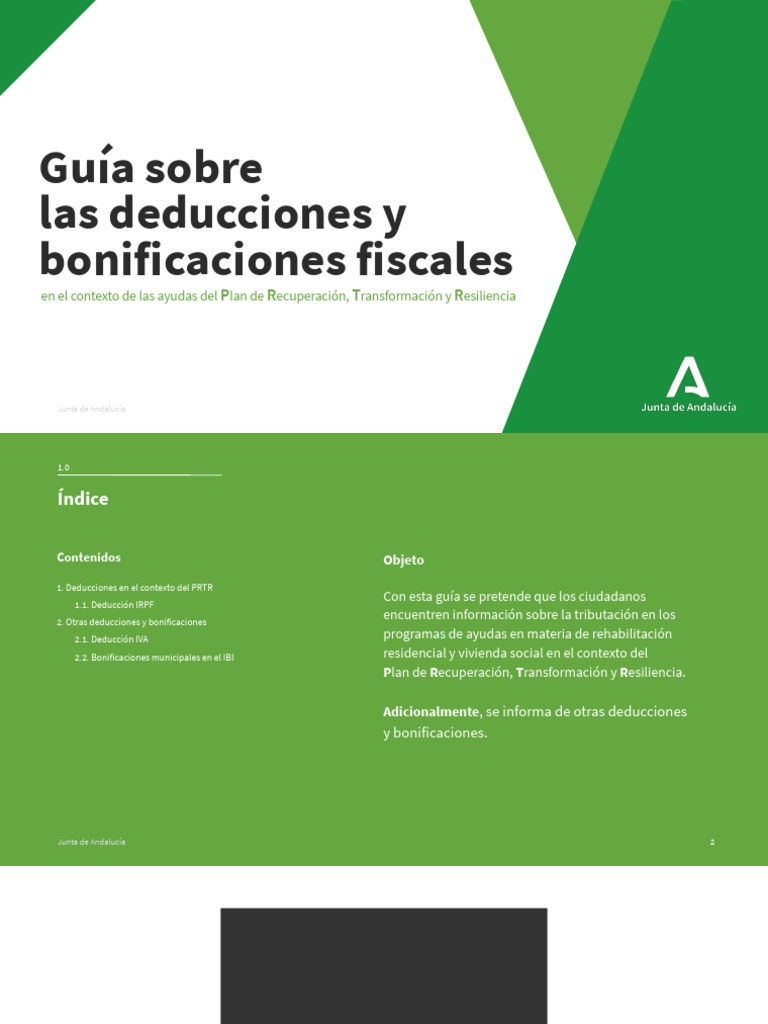 Deducciones Fiscales en Ayudas PRTR | PDF