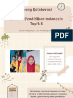 Topik 5. Ruang Kolaborasi - Filosofi Pendidikan Indonesia