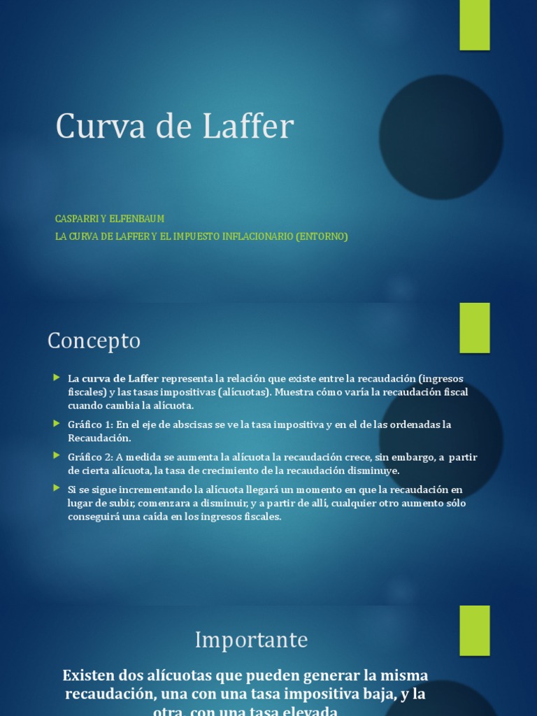 Curva de Laffer | PDF | Curva de laffer | Impuestos