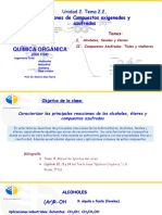 2.2. RX Alcoholes, Fenoles, Éteres, Tioles y Tioéteres